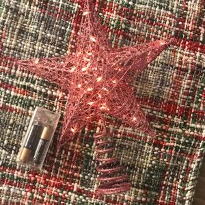 Anthropologie Pink Star Tree Topper 🌟💓